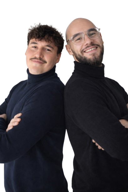 Geschäftsführer David und Fabio von Digital Blessings